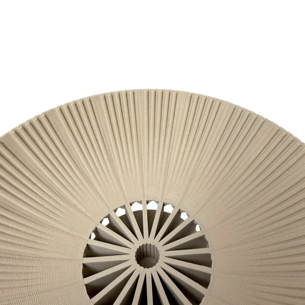 CYRK. DESIGN Radiant Fruit Bowl Beige Tan 10.75
